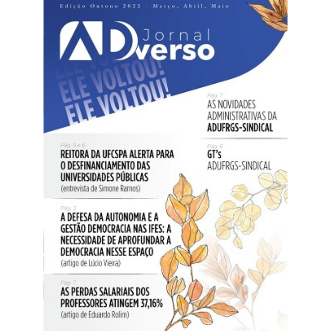 Novo Jornal Adverso: ADUFRGS-Sindical disponibiliza em seu site a versão digital do informativo