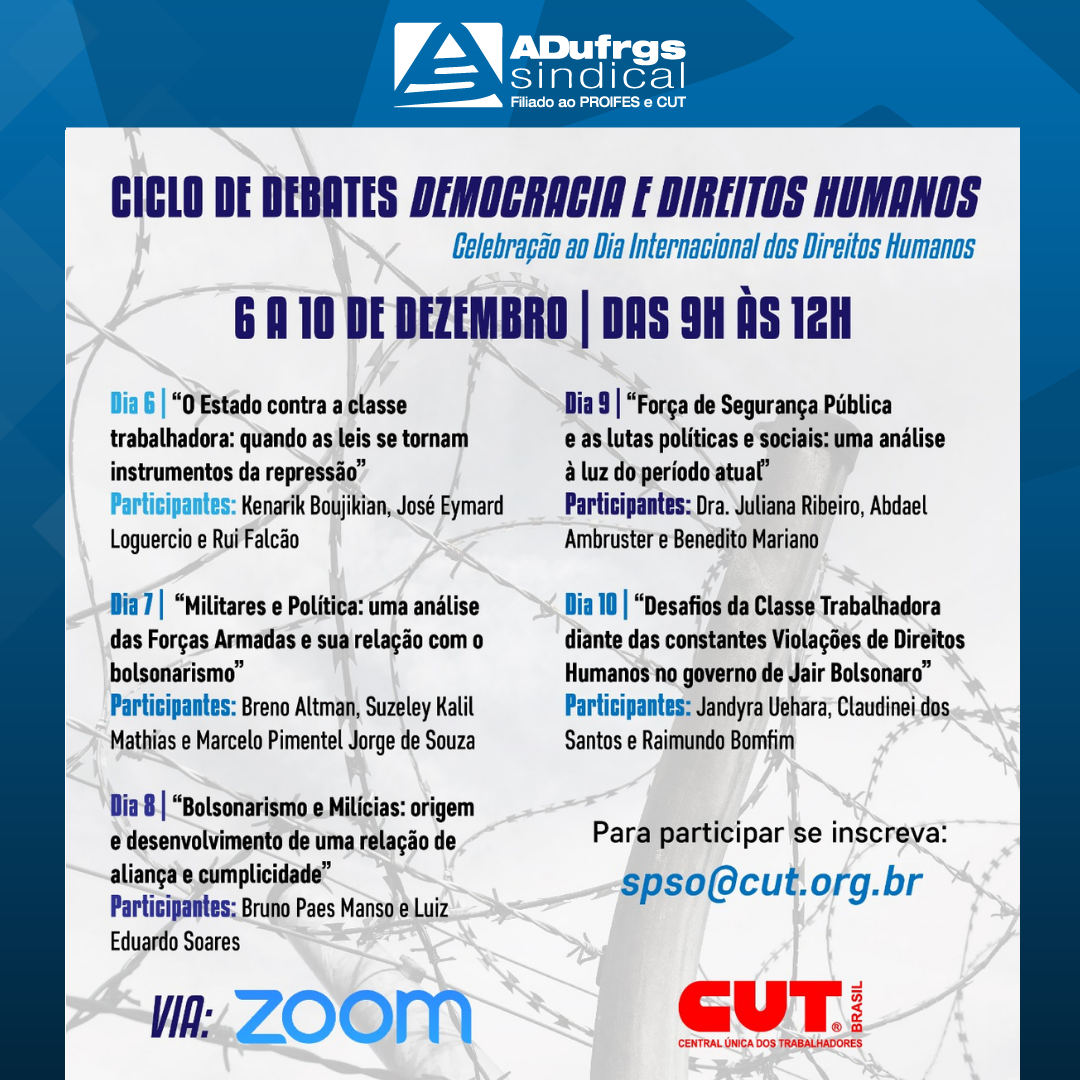Direitos Humanos: confira o segundo dia do ciclo de debates da CUT 